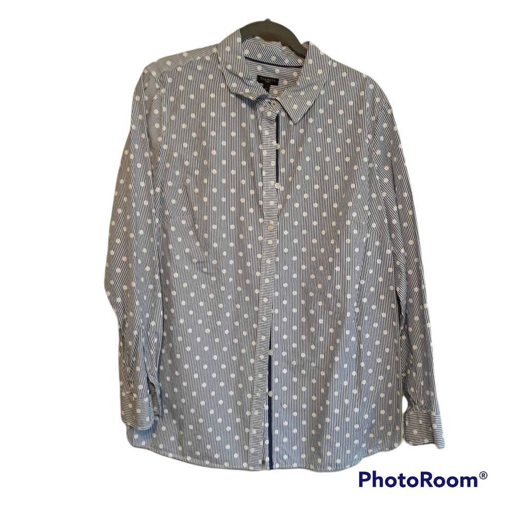 Talbots blouse plus sized